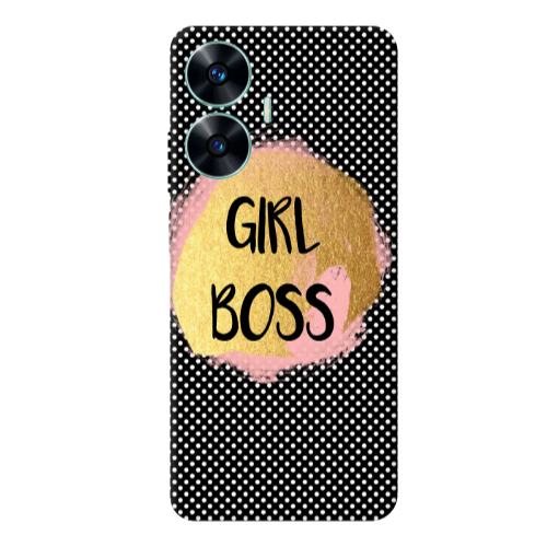 Realme C55 Girl boss make up Transparent Silicone TPU Θήκη