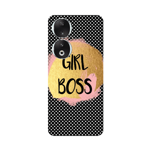 Honor 90 5G Girl boss make up Transparent Silicone TPU Θήκη