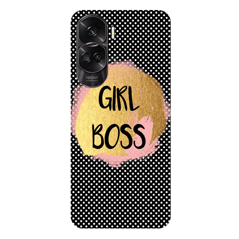 Honor 90 Lite 5G Girl boss make up Transparent Silicone TPU Θήκη