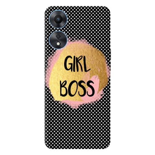 Oppo A 98 Girl boss make up Transparent Silicone TPU Θήκη