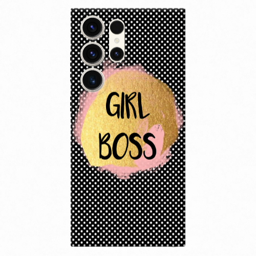 Samsung S24 Ultra Girl boss make up Transparent Silicone TPU Θήκη