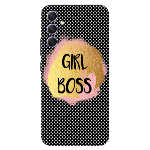 Samsung A16 Girl boss make up Transparent Silicone TPU Θήκη
