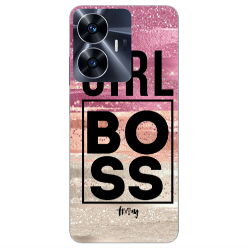 Realme Note 50 Girl boss friday Transparent Silicone TPU Θήκη