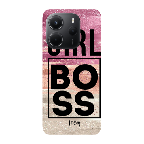 Xiaomi Redmi Note 14 Girl boss friday Transparent Silicone TPU Θήκη