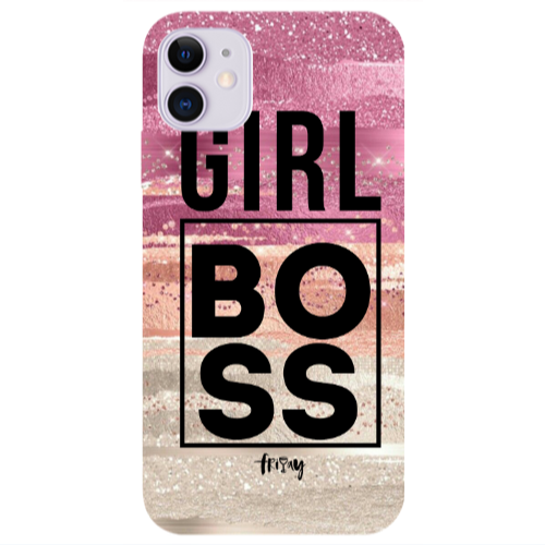 Apple iPhone 11  Girl boss friday Transparent Silicone TPU Θήκη