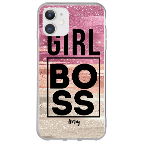 Apple iPhone 12 Girl boss friday Transparent Silicone TPU Θήκη