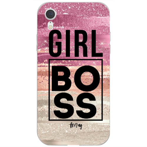 Apple iPhone Xr Girl boss friday Transparent Silicone TPU Θήκη