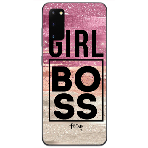 Samsung S20 Girl boss friday Transparent Silicone TPU Θήκη