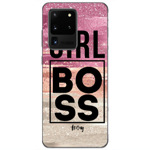 Samsung S20 Ultra Girl boss friday Transparent Silicone TPU Θήκη