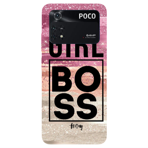 Xiaomi Poco M4 Pro 4G Girl boss friday Transparent Silicone TPU Θήκη