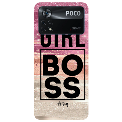 Xiaomi Poco X4 Pro Girl boss friday Transparent Silicone TPU Θήκη