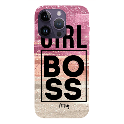 Apple iPhone 14 Pro  Girl boss friday Transparent Silicone TPU Θήκη