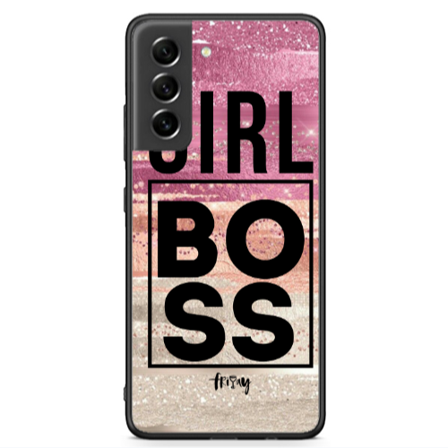 Samsung S21 FE Girl boss friday Black Glossy Θήκη