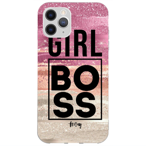 Apple iPhone 12 Pro Max Girl boss friday Transparent Silicone TPU Θήκη