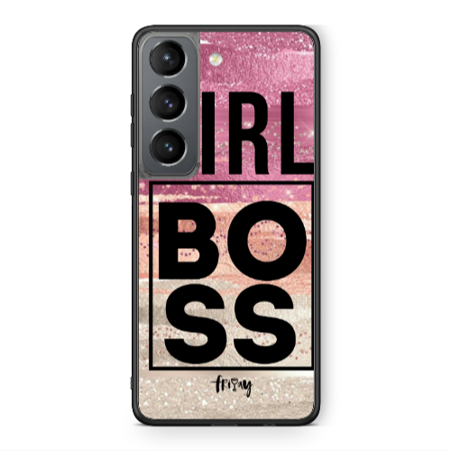Samsung S21 PLUS Girl boss friday Black Glossy Θήκη