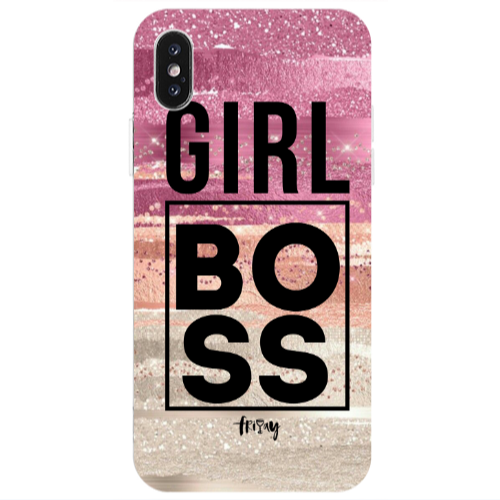 Apple iPhone Xs Max Girl boss friday Transparent Silicone TPU Θήκη