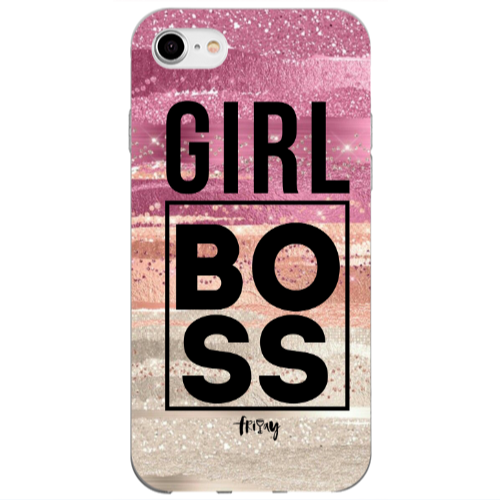 Apple iPhone 7 Girl boss friday Transparent Silicone TPU Θήκη