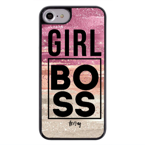 Apple iPhone 7 Girl boss friday Black Glossy Θήκη