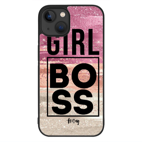 Apple iPhone 13 Mini Girl boss friday Black Glossy Θήκη