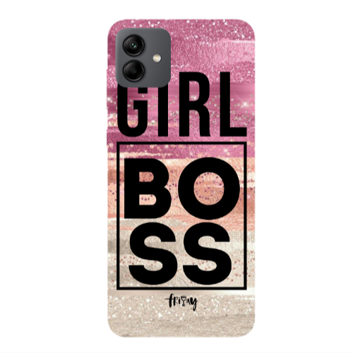 Samsung A04 Girl boss friday Transparent Silicone TPU Θήκη