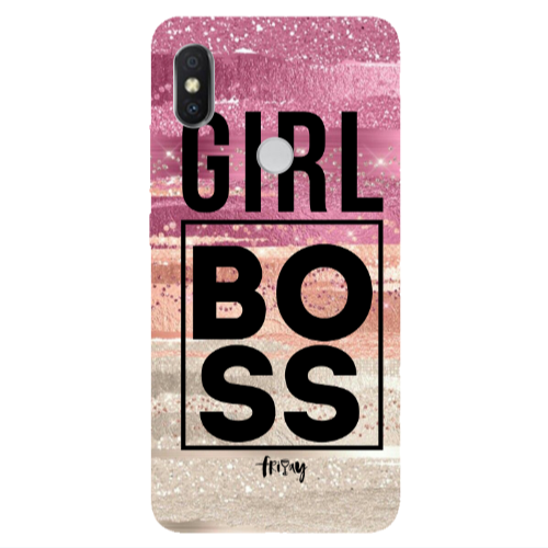 Xiaomi Redmi S2 Girl boss friday Transparent Silicone TPU Θήκη