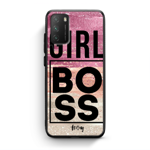 Xiaomi Poco M3 Girl boss friday Black Glossy Θήκη