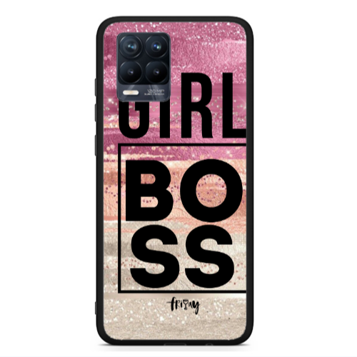 Realme 8  Girl boss friday Black Glossy Θήκη