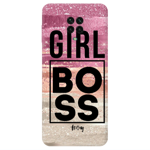 Xiaomi Redmi Note 9S Girl boss friday Transparent Silicone TPU Θήκη