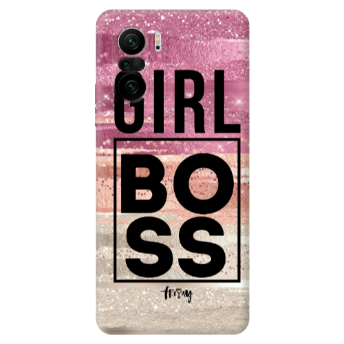 Xiaomi Poco F3 Girl boss friday Transparent Silicone TPU Θήκη