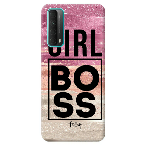 Huawei P Smart 2021 Girl boss friday Transparent Silicone TPU Θήκη