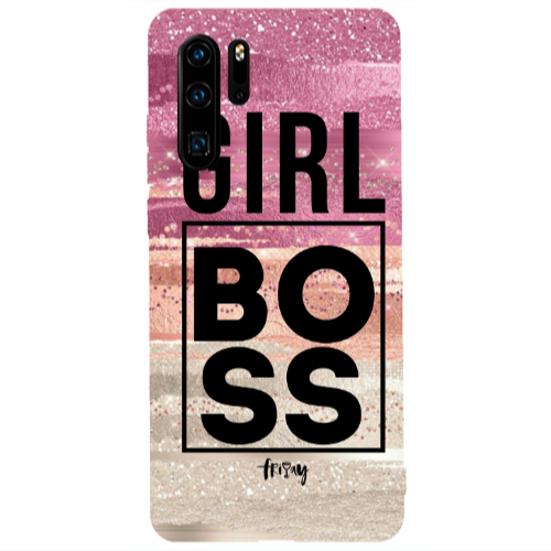 Huawei P30 Pro Girl boss friday Transparent Silicone TPU Θήκη
