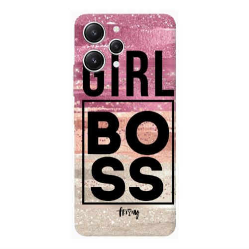 Xiaomi Redmi 12 Girl boss friday Transparent Silicone TPU Θήκη