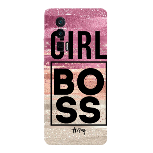 Xiaomi Poco F5 Pro Girl boss friday Transparent Silicone TPU Θήκη