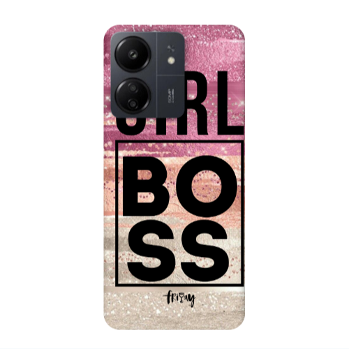 Xiaomi Redmi 13C Girl boss friday Transparent Silicone TPU Θήκη