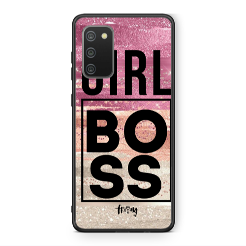 Samsung A02s Girl boss friday Black Glossy Θήκη