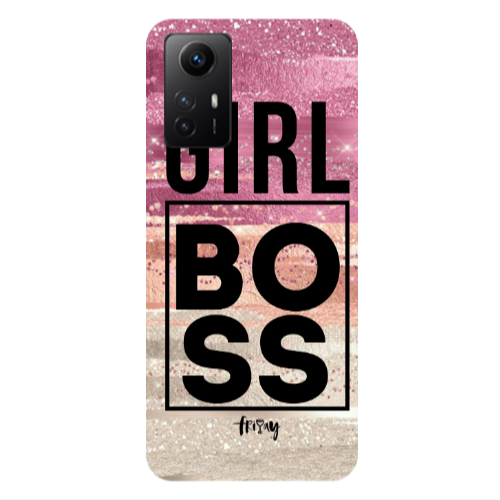 Xiaomi Redmi Note 12s Girl boss friday Transparent Silicone TPU Θήκη