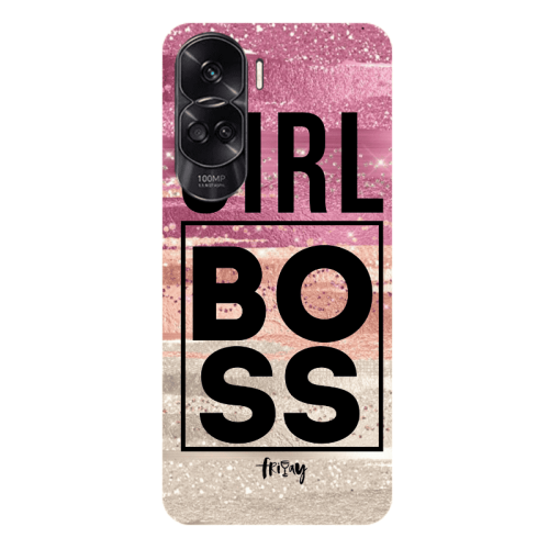 Honor 90 Lite 5G Girl boss friday Transparent Silicone TPU Θήκη