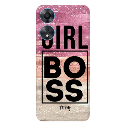 Oppo A 98 Girl boss friday Transparent Silicone TPU Θήκη