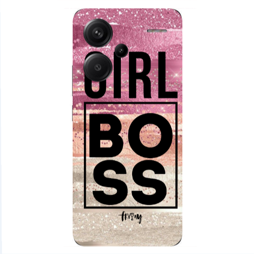 Xiaomi Redmi Note 13 Pro+ 5G  Girl boss friday Transparent Silicone TPU Θήκη