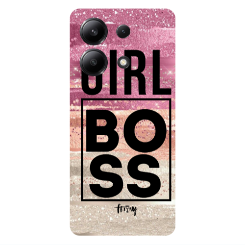 Xiaomi Redmi Note 13 4G Girl boss friday Transparent Silicone TPU Θήκη