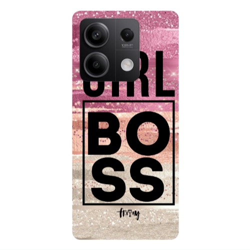 Xiaomi Redmi Note 13Pro 5G Girl boss friday Transparent Silicone TPU Θήκη
