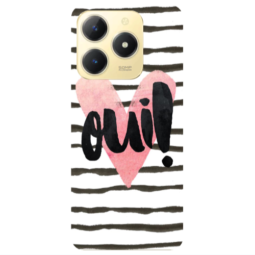 Realme C61 Girl boss qoui Transparent Silicone TPU Θήκη