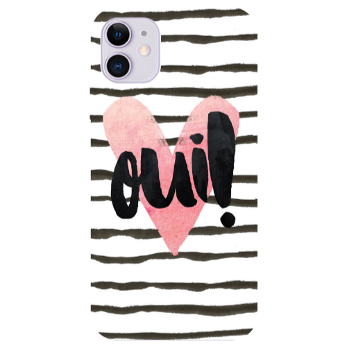 Apple iPhone 11  Girl boss qoui Transparent Silicone TPU Θήκη