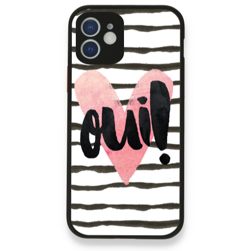 Apple iPhone 12 Girl boss qoui Black Glossy Θήκη