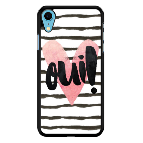 Apple iPhone Xr Girl boss qoui Black Glossy Θήκη
