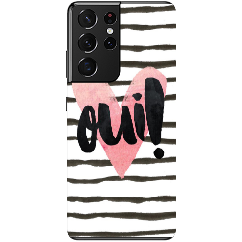 Samsung S21 Ultra Girl boss qoui Transparent Silicone TPU Θήκη