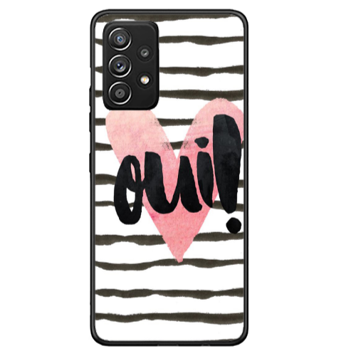 Samsung A53 Girl boss qoui Black Glossy Θήκη