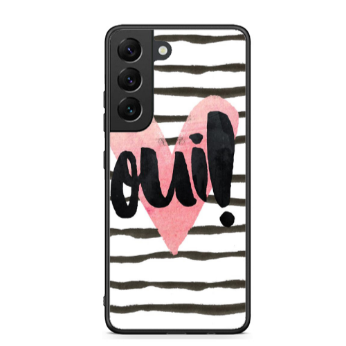 Samsung S22 Plus Girl boss qoui Black Glossy Θήκη