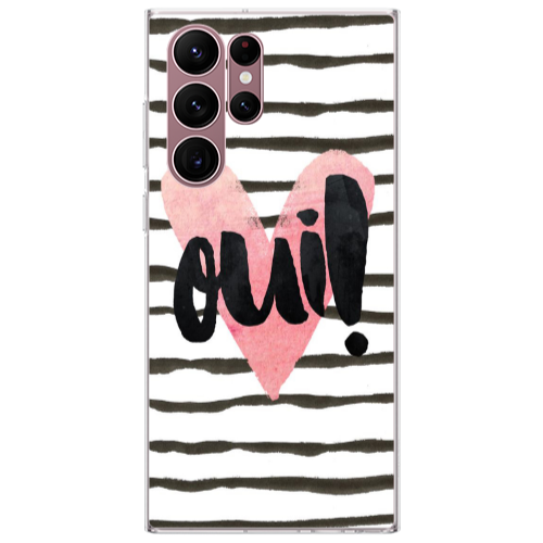 Samsung S22 Ultra Girl boss qoui Transparent Silicone TPU Θήκη