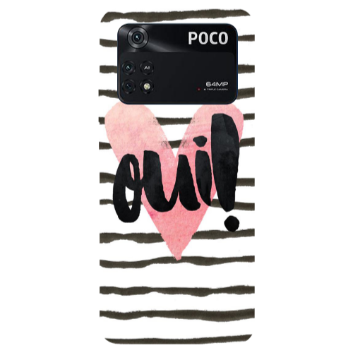 Xiaomi Poco M4 Pro 4G Girl boss qoui Transparent Silicone TPU Θήκη